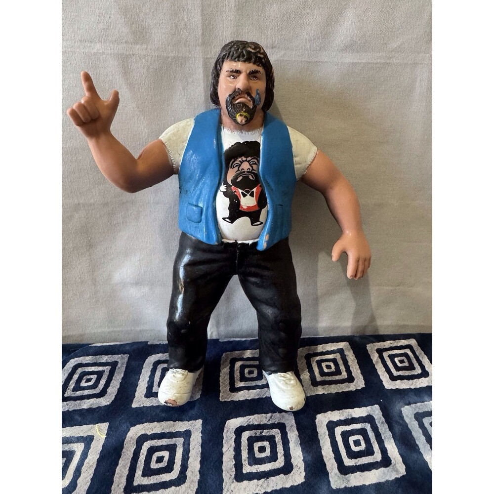 Wwf Lou Albano 1986 Ljn Captain Figure Wrestling Vintage Titan Superstars Sports